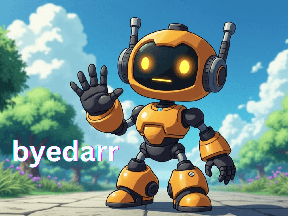byedarr, community-driven media cleanup