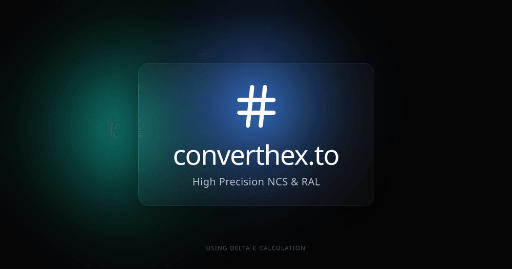 converthex.to, a professional color converter